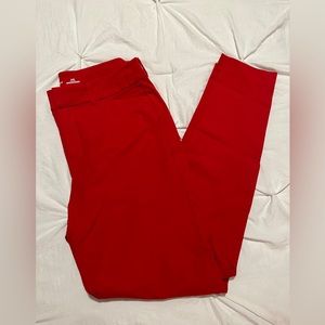 Red Old Navy High Rise Pixie Pants